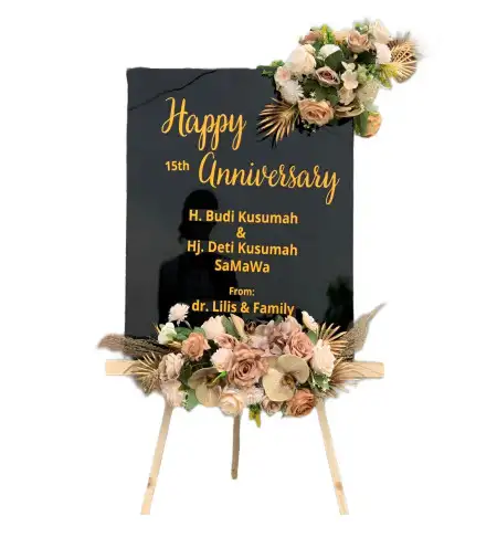 Papan Bunga Akrilik Blondo