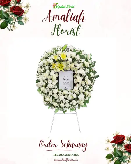 Krans Bunga Duka Blondo