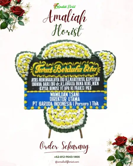 Papan Bunga Duka Blondo